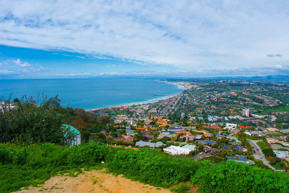 We Sell Property in San Diego – Coastal City Views - JP Buys SD Panoramic view of San Diego’s coastline and residential neighborhoods, highlighting the desirable locations where JP Buys SD helps clients sell property efficiently - JP Buys SD