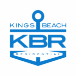 Kings Beach Residential Logo - We Buy Houses Vista Blue Kings Beach Residential (KBR) logo featuring an anchor design, representing trusted real estate and home selling services – We Buy Houses Vista